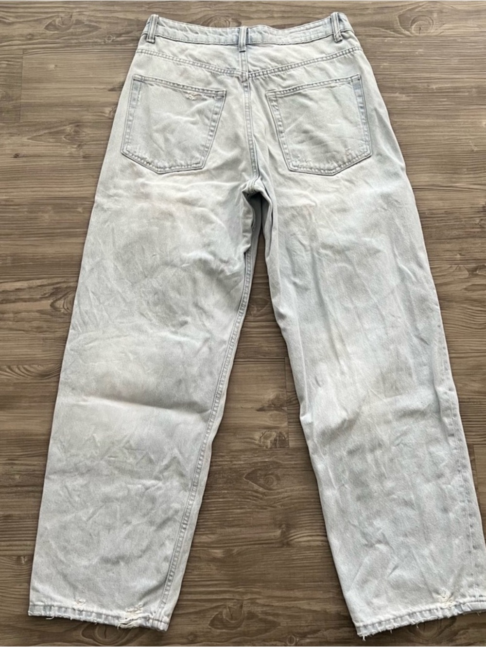 ZARA • Blogger Fave Balloon Cut Washed Denim Jeans - Picture 6 of 7